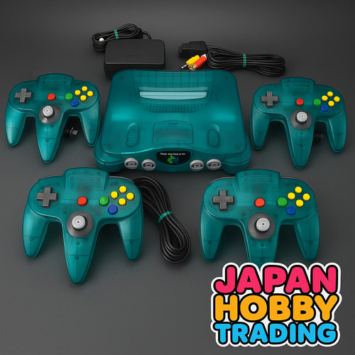 Nintendo clear blue n64 - nintendo,